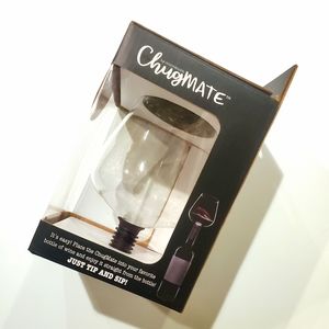 ChugMate Tip and Sip Wine Glass Insert for Full Sized Wine Bottle *NIB*